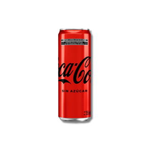 Coca Cola Sin Azúcar Lata 355 ml 12pz