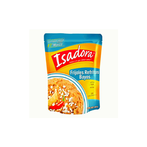 Frijoles Bayos Refritos Isadora 400gr.