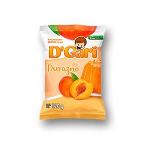 Gelatina D´Gari Agua Sabor Durazno 120gr.