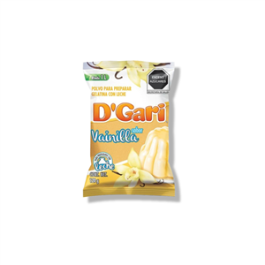 Gelatina D´Gari Leche Sabor Vainilla 120gr.