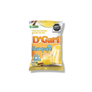 Gelatina D´Gari Leche Sabor Rompope 120gr.